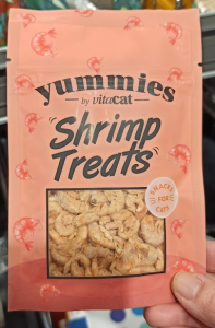 packet of dried shrimp from Aldi.